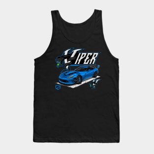 DODGE VIPER SRT 10 (BLUE) Tank Top